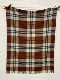 Vintage Wool Tartan Blanket