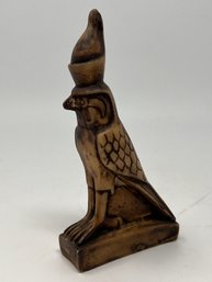 Vintage Egyptian Falcon God Horus Religion Stone Statue