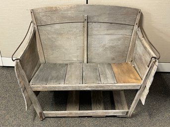 Antique Wooden Buggy Seat