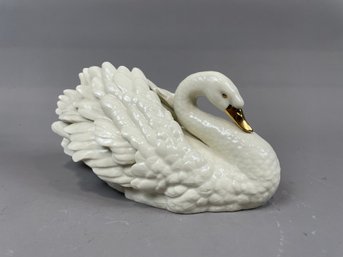 7.5' Lenox Graceful Swan Ivory China Edition