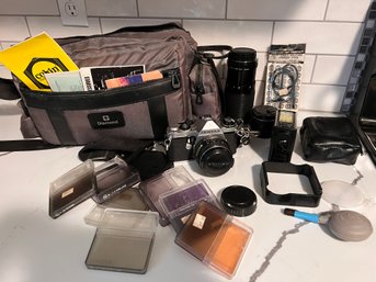 Pentax Camera Lot With Extras!