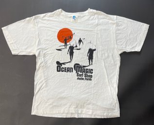 Vintage Ocean Magic Surf Shop T Shirt AS IS