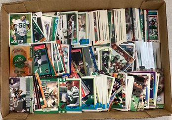 Tray Lot Of Modern NY Jets Football Cards (1)