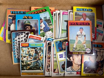 Estate Fresh Tray Lot Of Sports Cards 1974-75 (1)