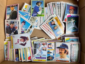 Estate Fresh Tray Lot Of Baseball Cards 1979-81 (3)