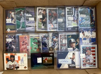 Tray Lot Of Modern Sports Cards With Autos And More! (9)