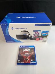 Playstation VR - In Original Box With DOOM Game