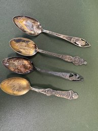 Sterling Silver Souvenir Spoons