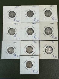 10 Silver Dimes (2)