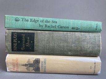 Collection Of Hardcover Books - Including The Edge Of The Sea