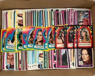 Collection Of Vintage Charlies Angels Cards With Stickers! (15)