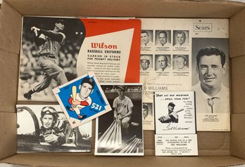 Collection Of Vintage Ted Williams Collectibles (17)