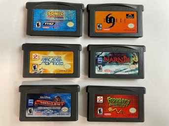 Lot Of (6) Gameboy Advance Games Including Sonic, Scurge And More