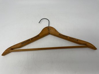 Vintage SHERATON Hotels & Motor Inns Wooden Hanger