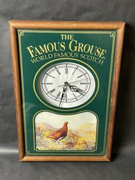 Vintage Bar Clock - The Famous Grouse Scotch