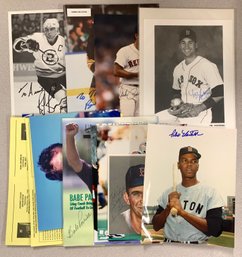 Collection Of Autographed Sports Photos (24)