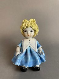 1970s Zampiva Spaghetti Girl Figure - Made In Italy