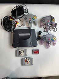 Nintendo 64 With Remotes , Games, Expansion Pak