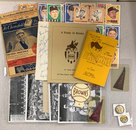 Collection Of Vintage And Modern St Louis Browns Collectibles (30)