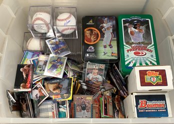 Large Tote Lot Full Of Sports Cards And Collectibles (31)