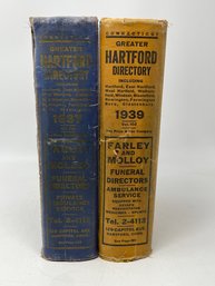 Pair Of 1930s Hardcover Directory Books