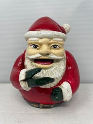 Cast Iron Santa Bank