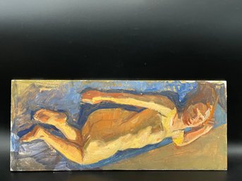 Jerry Weiss - Reclining Nude On Board - Old Lyme, CT