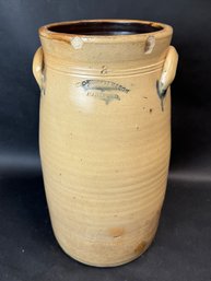 MC Webster & Son Stoneware Butter Churn Crock