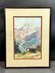Animas Forks - Signed Watercolor - Kristina Berquist Of Boulder CO