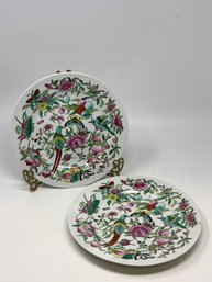 Pair Of Chinese Porcelain Plates