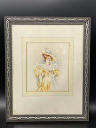 Antique Framed Watercolor