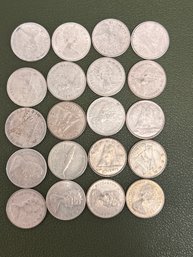 1917-1968 Canadian Dimes 20 Total (C3)