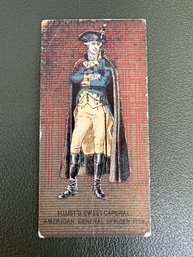 Kinney Bros Tobacco Card - American General Officer 1779