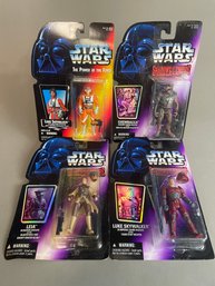 Lot Of Four Star Wars Figures New On Card