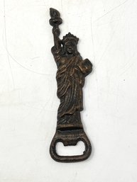 Cast Iron Statue Of Liberty Bottle Opener