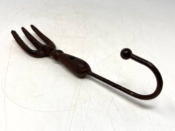 Cast Iron Fork Wall Hook