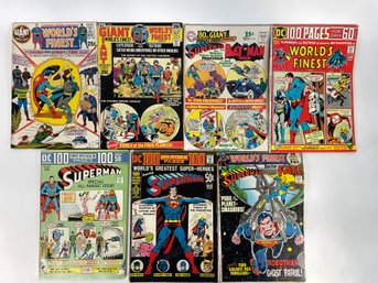 Vintage DC Comics Featuring Superman & Batman Lot 4
