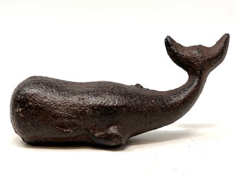 Cast Iron Whale Statue