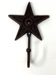 Cast Iron Star Wall Hook