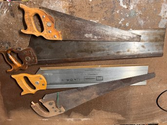 Antique Wood Saws