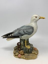 Limited Edition Birds Of North America - Herring Gull Porcelain Statue