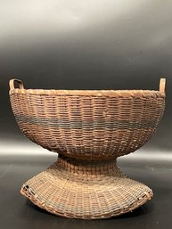 Antique Native American Pedestal Basket