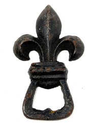 Cast Iron Fluer De Lis Bottle Opener