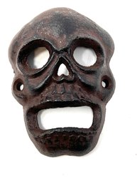 Cast Iron Skull Bottle Opener