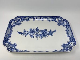 Tiffany Delft For Tiffany & Co Porcelain Platter