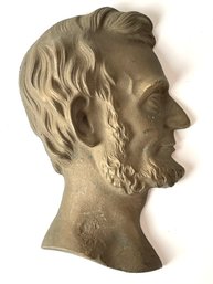 Bronze Profile Bust Of Lincoln