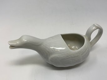 Figural Creamer Culinaire White By PILLIVUYT