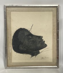 Ben Shahn Lithograph - Signed/numbered 314 Of 950 'The Sake Of A Single Verse'