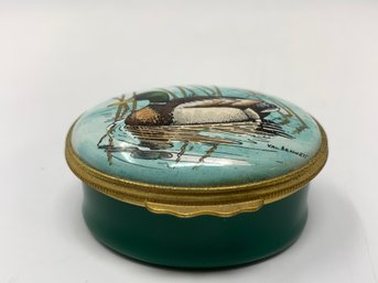 Halcyon Days Porcelain Enamel Trinket Box