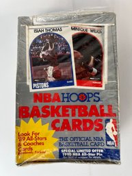 Factory Sealed 1989 NBA Hoops Basketball Cards Wax Box